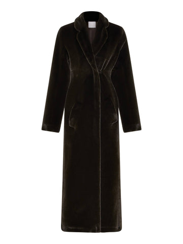 Augustine Coat | Chocolate Brown