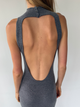 Mona Dress | Melange Gray