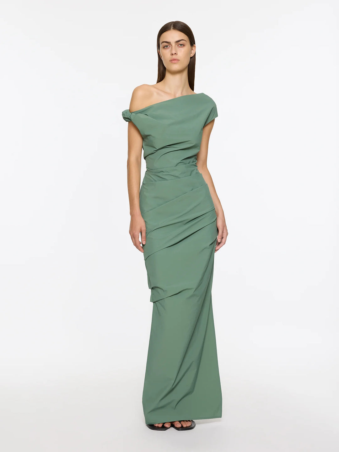 Remmy Dress | Duck Green