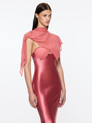 Suki Dress and Cape | Plum