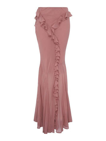 Romantic Ruffle Skirt | Dusty Pink