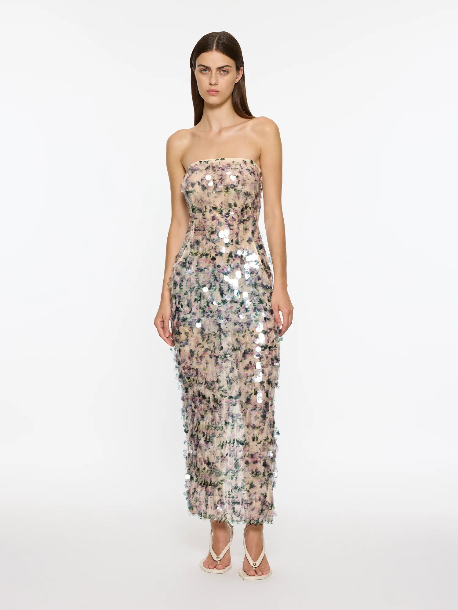 Audrey Dress | Pink/Green Multi