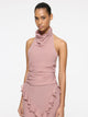 Back Wrap Top | Dusty Pink