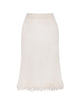 Fringe Skirt | White