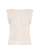 Fringe Top | White