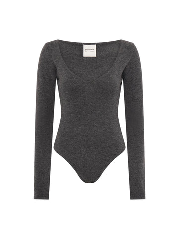 Elemental Heart Bodysuit | Charcoal