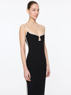 Marlo Dress | Black & White