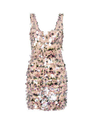 Flora Mini Dress | Pink/Green Multi