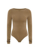 Elemental Mesh Bodysuit | Almond