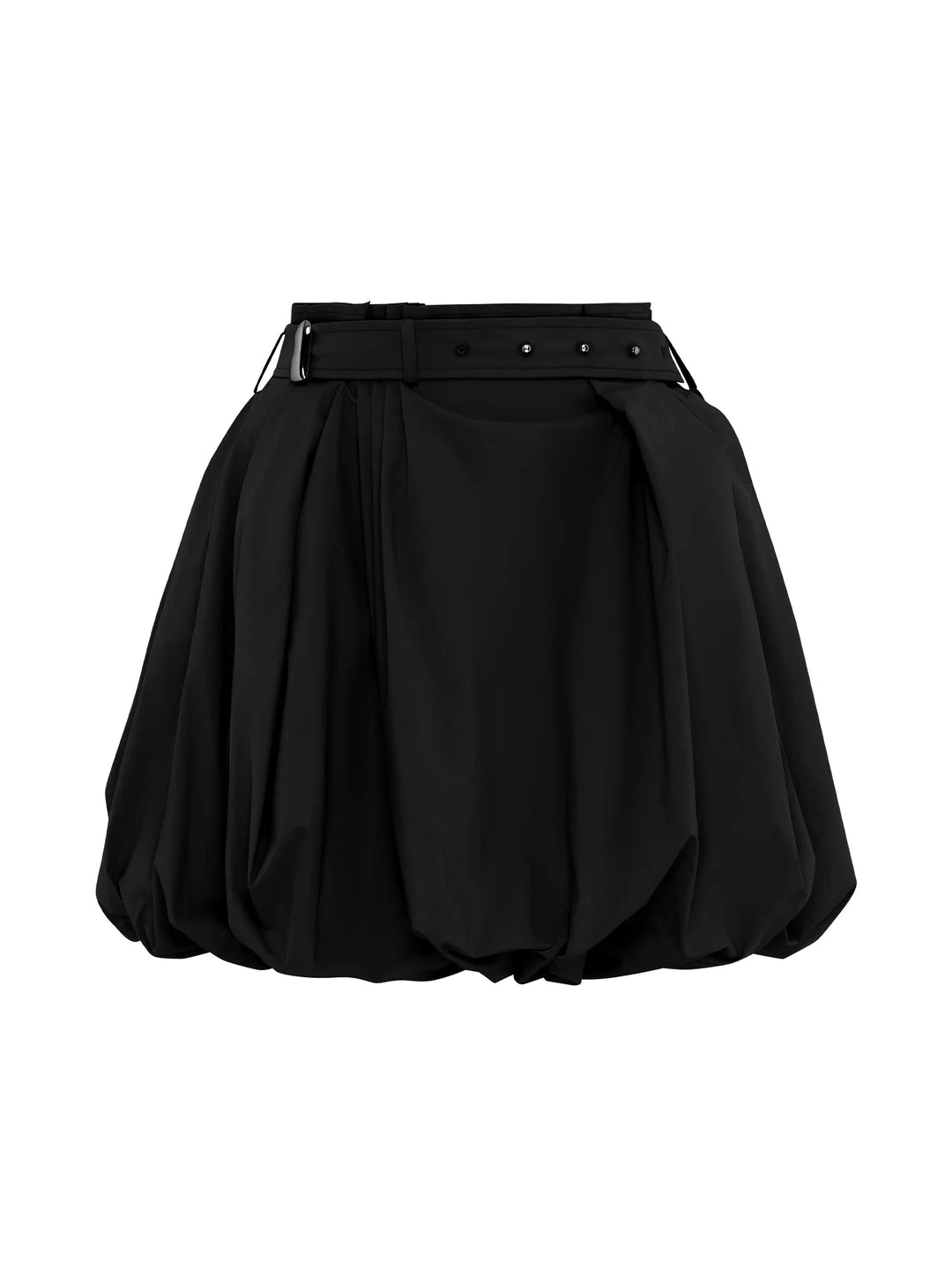 Volume Mini Skirt | Black