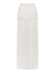 Elemental Silk Voile Skirt in White on a white background