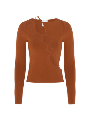 07 SQUIGGLE TOP | TOFFEE