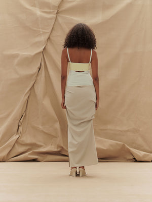 Paris Georgia Dove Blue with Yellow 07 Milo Singlet