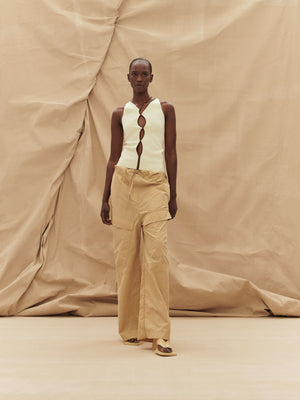 Paris Georgia Sand 07 Herb Trouser