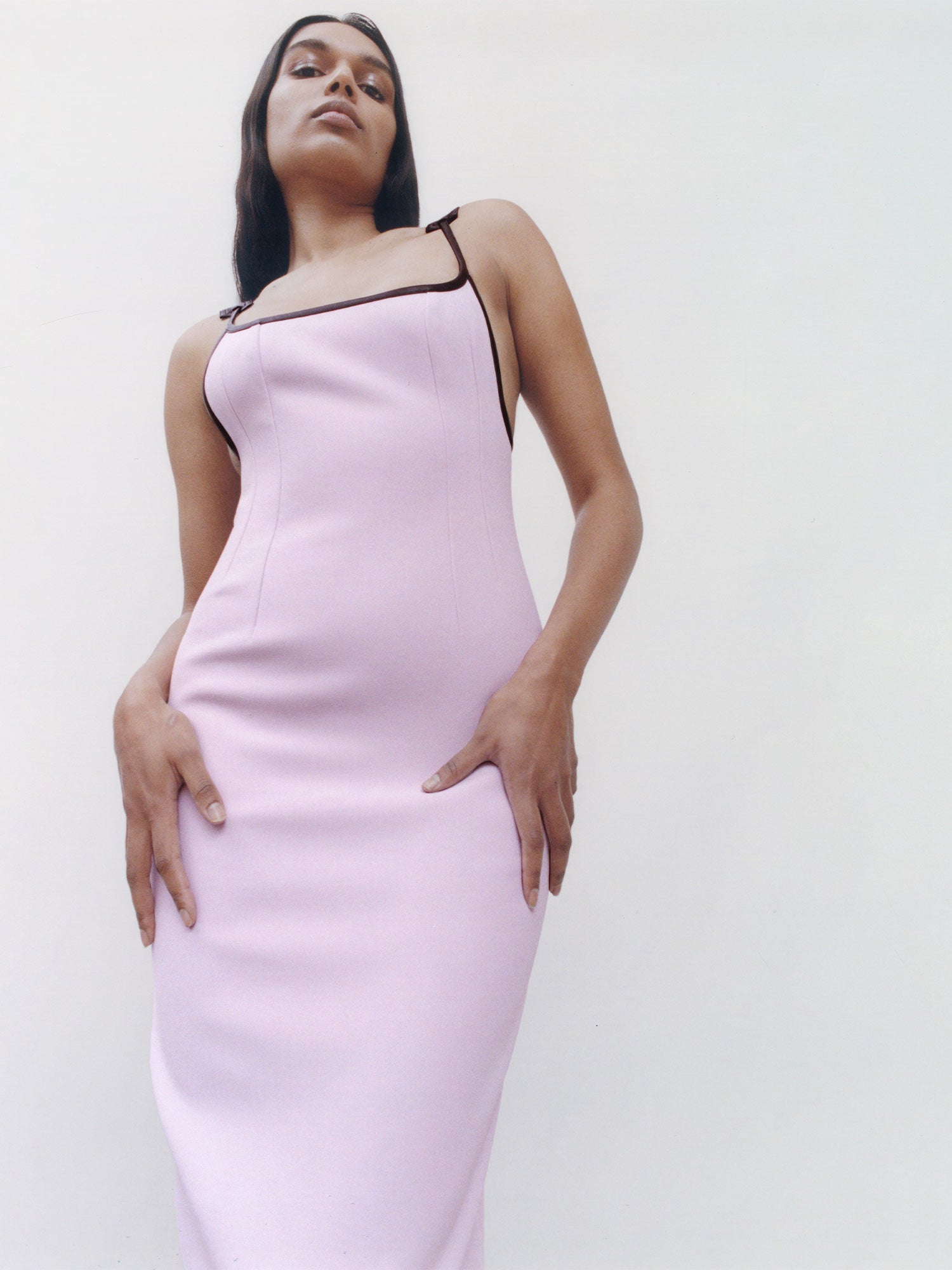 08 Nina Dress | Pink & Black