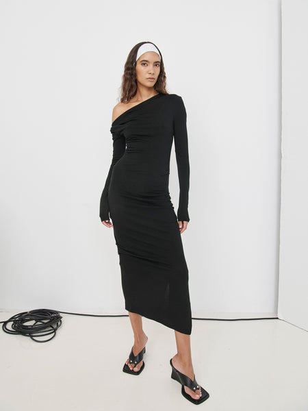 paris georgia event matte jersey nomi dress black Elemental Manahou Evzeiem Work Dresses for Our Elemental Manahou Dress Sleeves:Yes Style:Physical Pattern