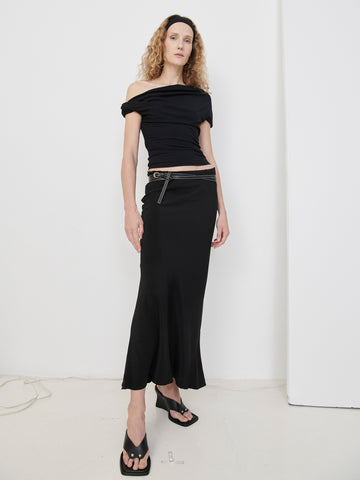 Elemental Bias Half Slip Skirt | Black