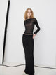 Sheer Long Sleeve | Black