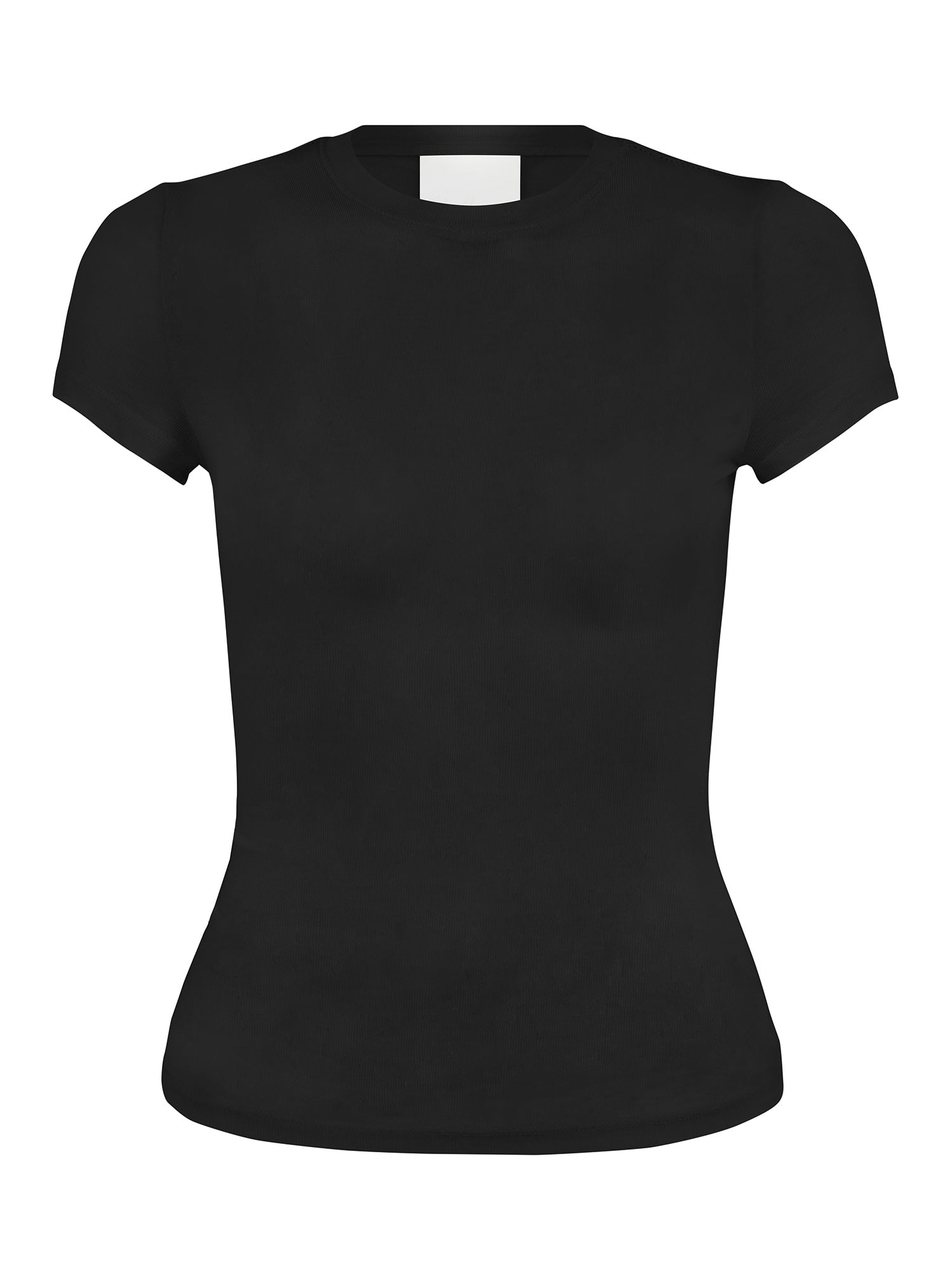 Elemental Sheer Baby Tee | Black