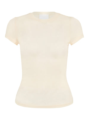 Elemental Sheer Baby Tee | Cream