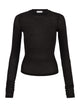 Sheer Long Sleeve | Black