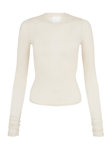Elemental Sheer Long Sleeve | Cream