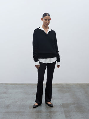 05 Elemental Merino Cashmere Sweater | Black