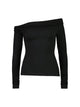 Elemental Manahou Top in Black on a white background