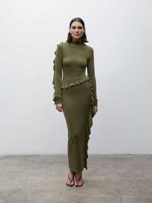 09 Mira Dress | Olive