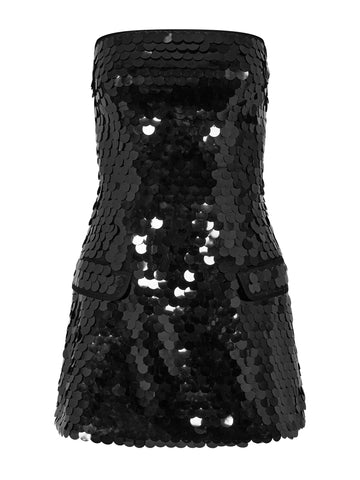 paris georgia mermaid sequined mini dress Paris Georgia Mermaid Mini Dress in Multi Sequins