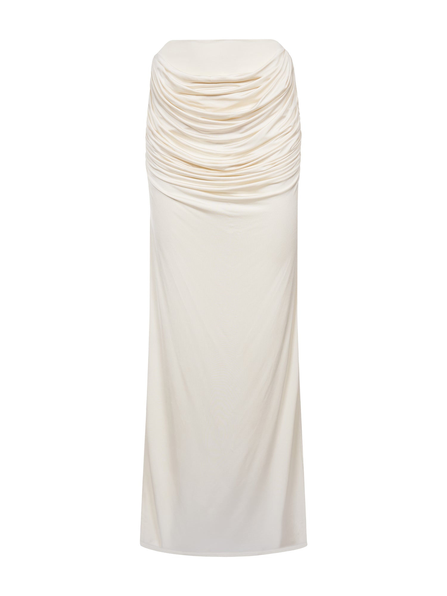 Raffy Draped Skirt | Cream