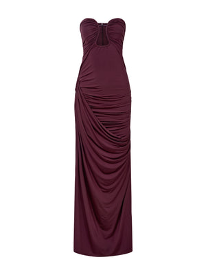 Val Dress | Oxblood