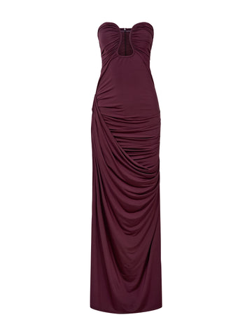 Val Dress | Oxblood