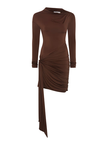 Antonia Mini Dress | Mocha