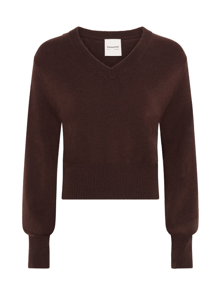 Elemental Dolly Sweater | Raven Brown