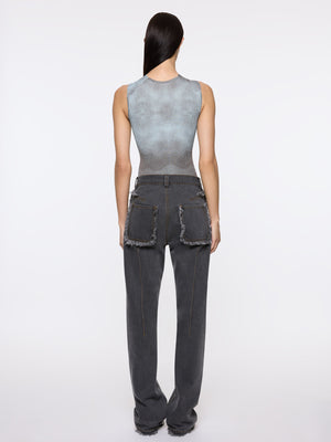Arabella Bodysuit | Blue/Brown