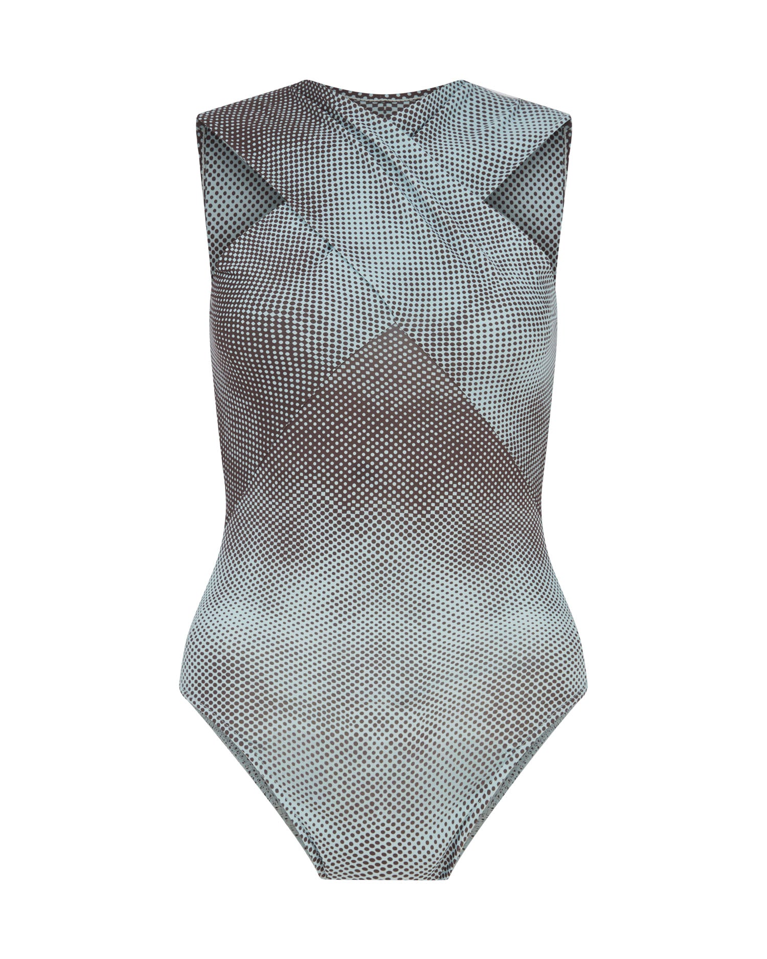 Arabella Bodysuit | Blue/Brown