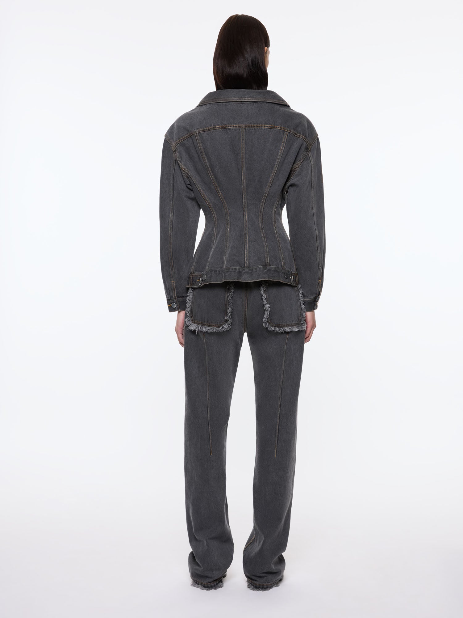 Jemimah Denim Jacket | Charcoal