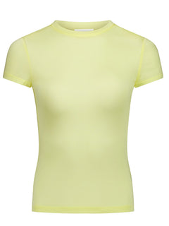 Elemental Sheer Baby Tee | Daisy Yellow
