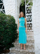 Elemental Twist Singlet | Topaz Blue
