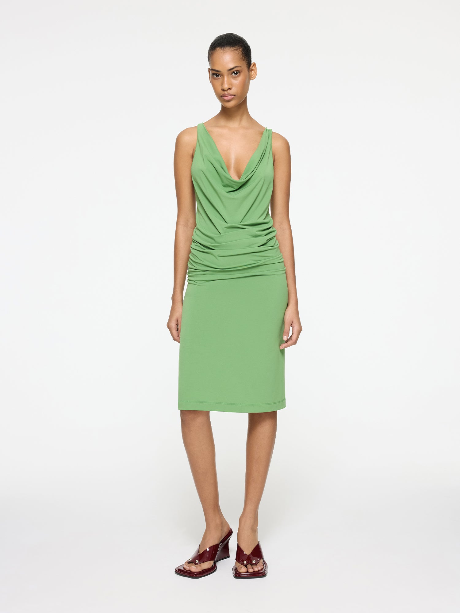 Claudia Dress | Forest Green