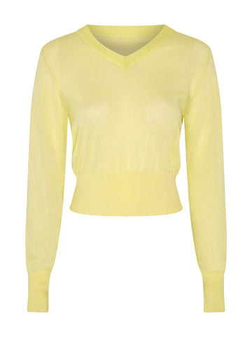 Elemental Darla Lightweight Sweater | Sunset Yellow