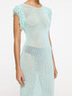 Fringe Dress | Celeste Blue