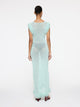 Fringe Dress | Celeste Blue