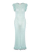 Fringe Dress | Celeste Blue
