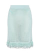 Fringe Skirt | Celeste Blue