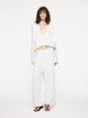 Olive Top | White