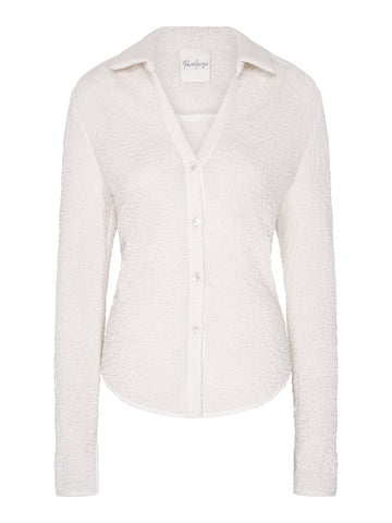 Elemental Popcorn Shirt | White