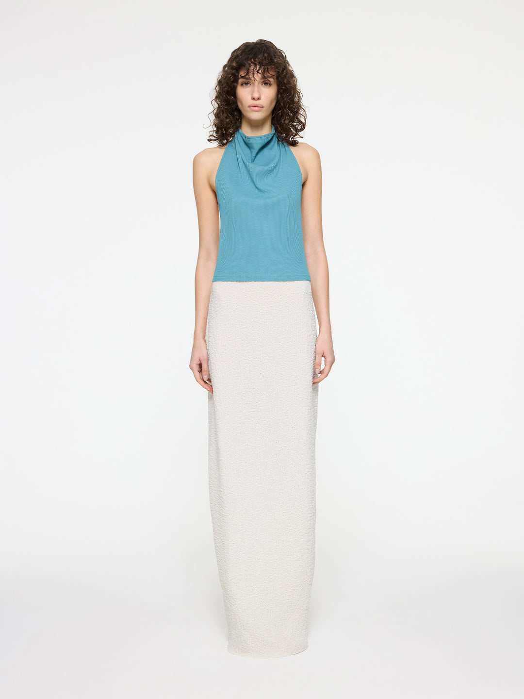 Elemental Popcorn Skirt | White