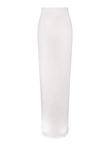 Elemental Popcorn Skirt | White